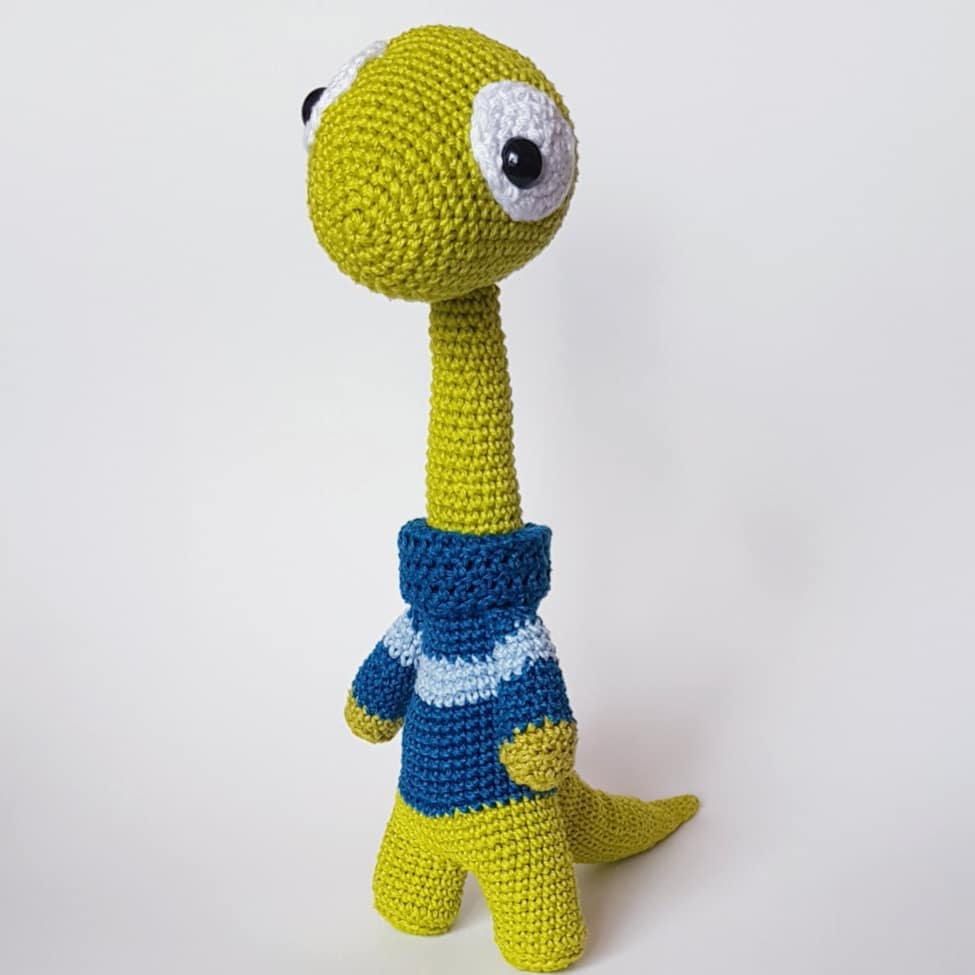 Bronchiosaure - création en crochet