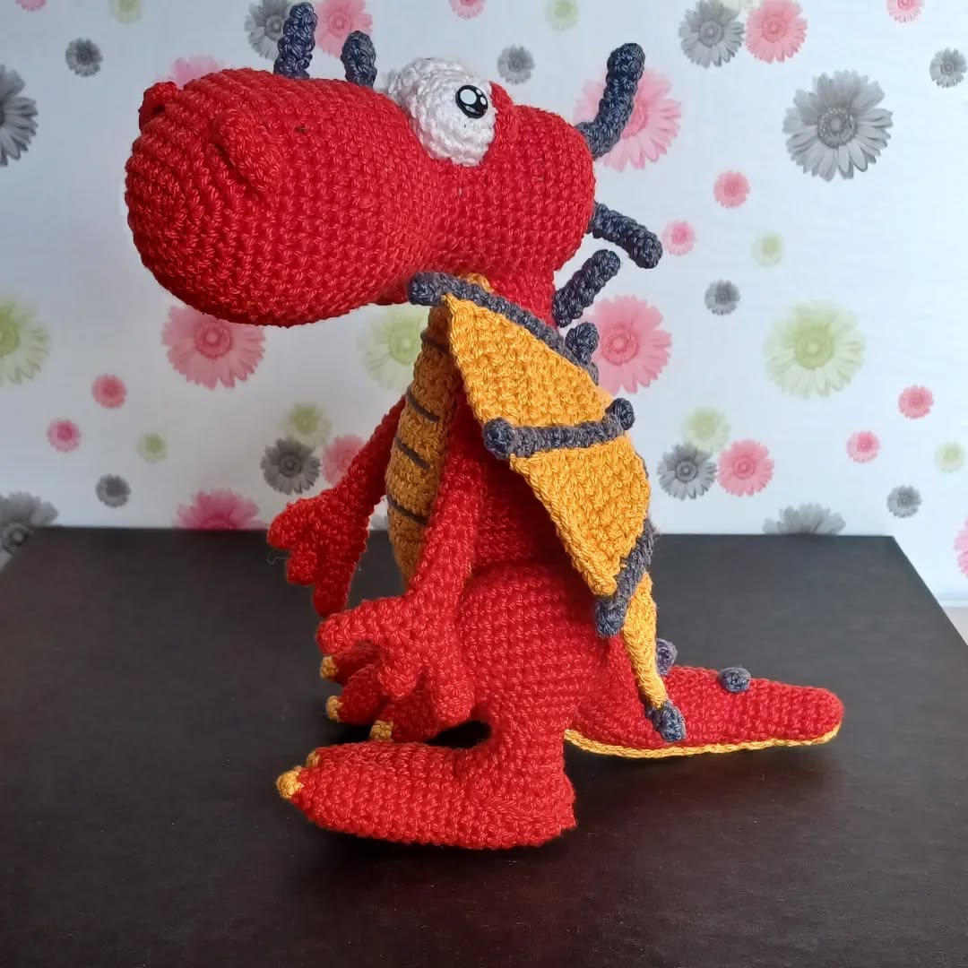 Dragon - création en crochet