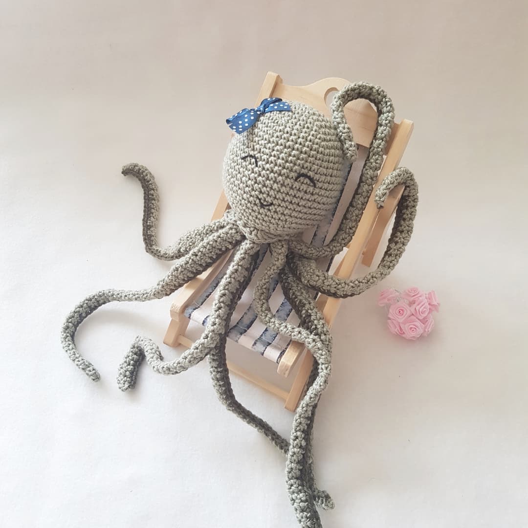 Méduse - création en crochet
