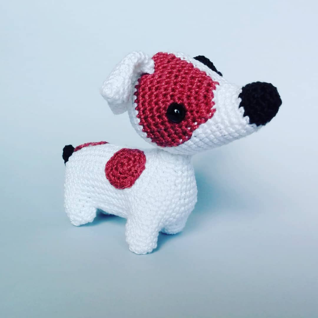 Lucky le chien - création en crochet