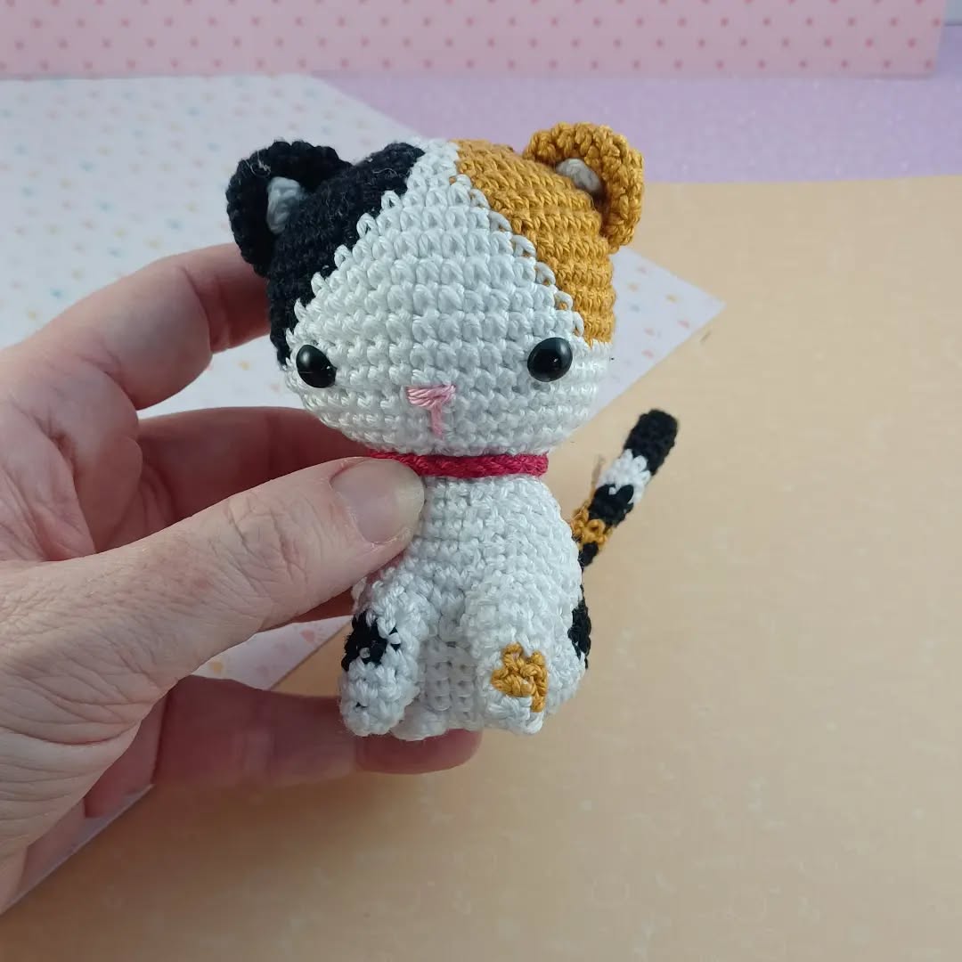 Pistache le chat - création en crochet