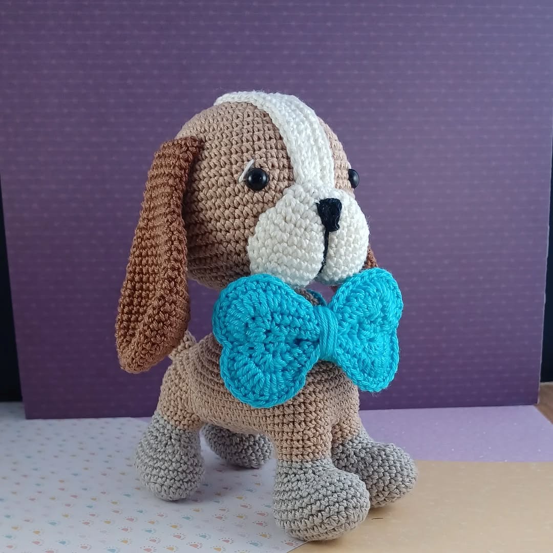Tobby le chien - création en crochet