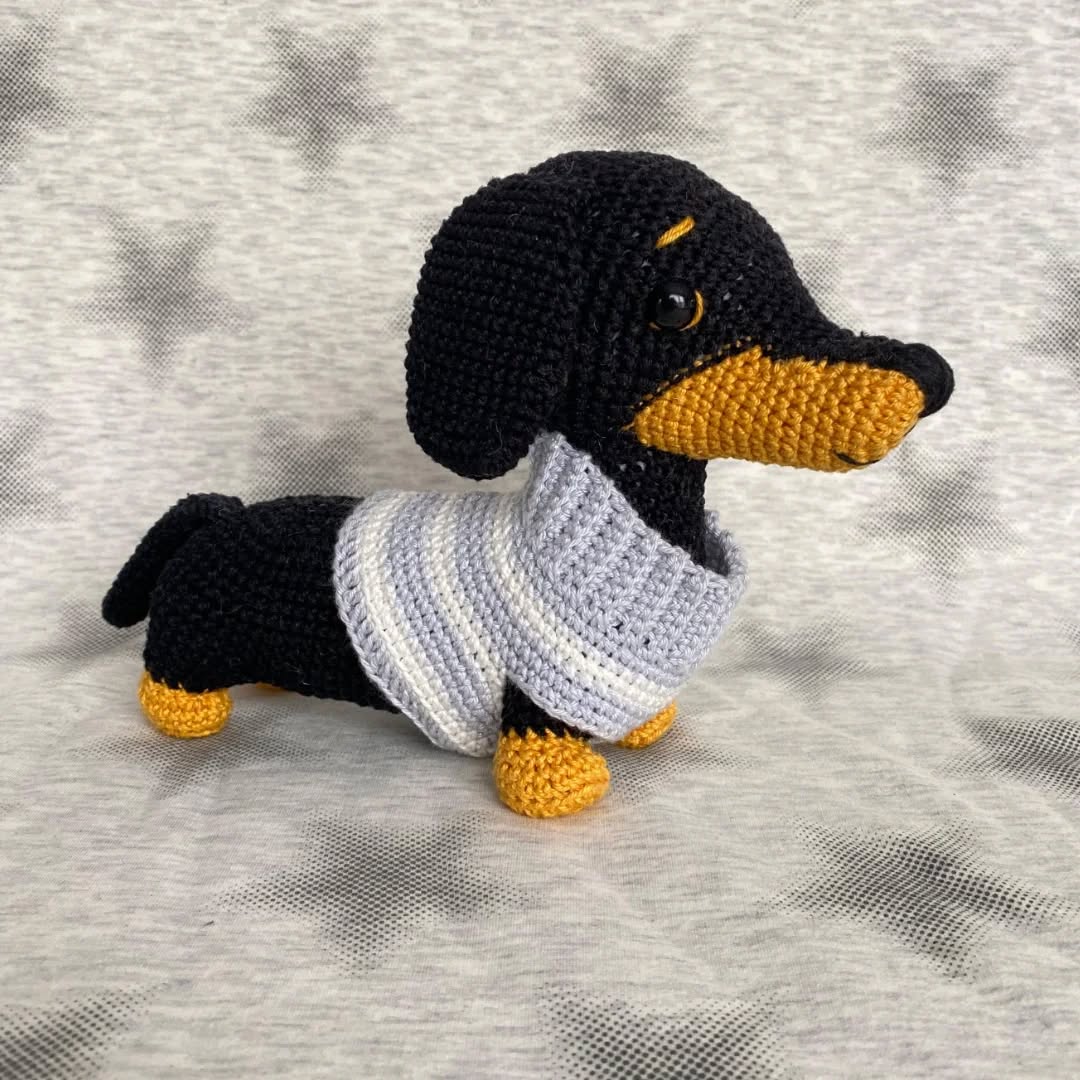 Knacky le chien - création en crochet