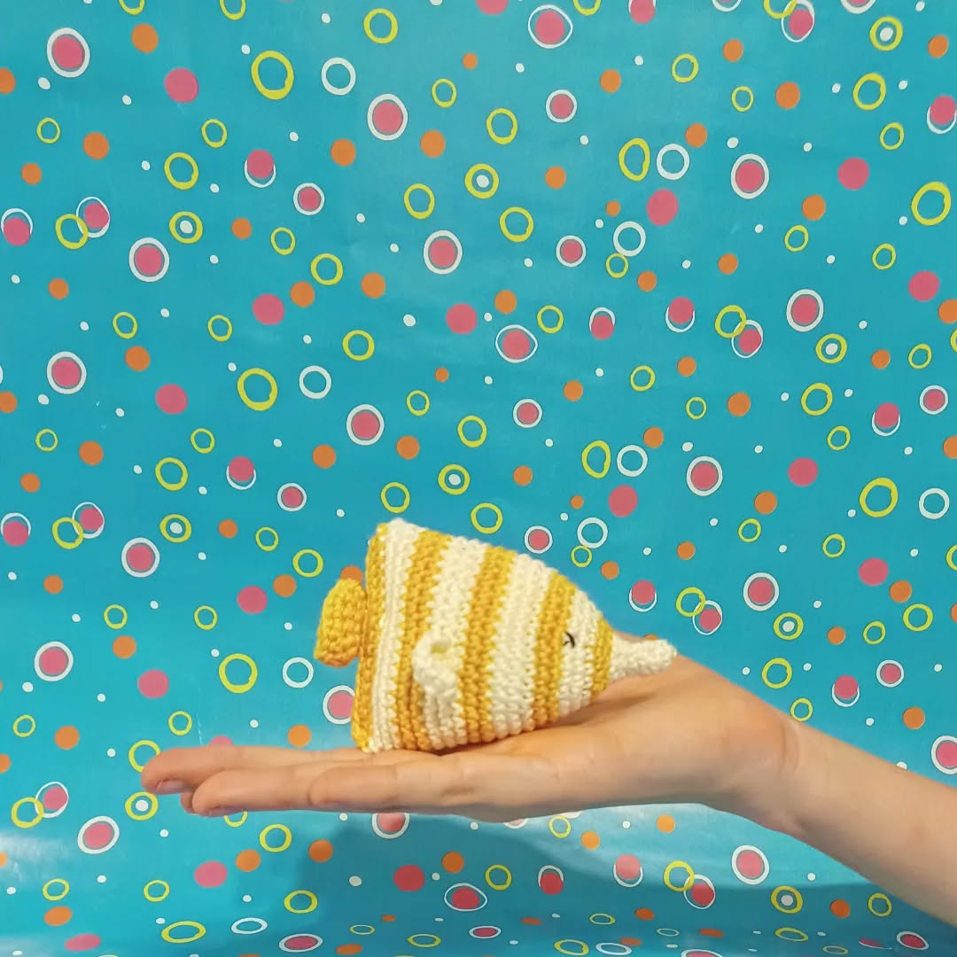 Poisson papillon - création en crochet