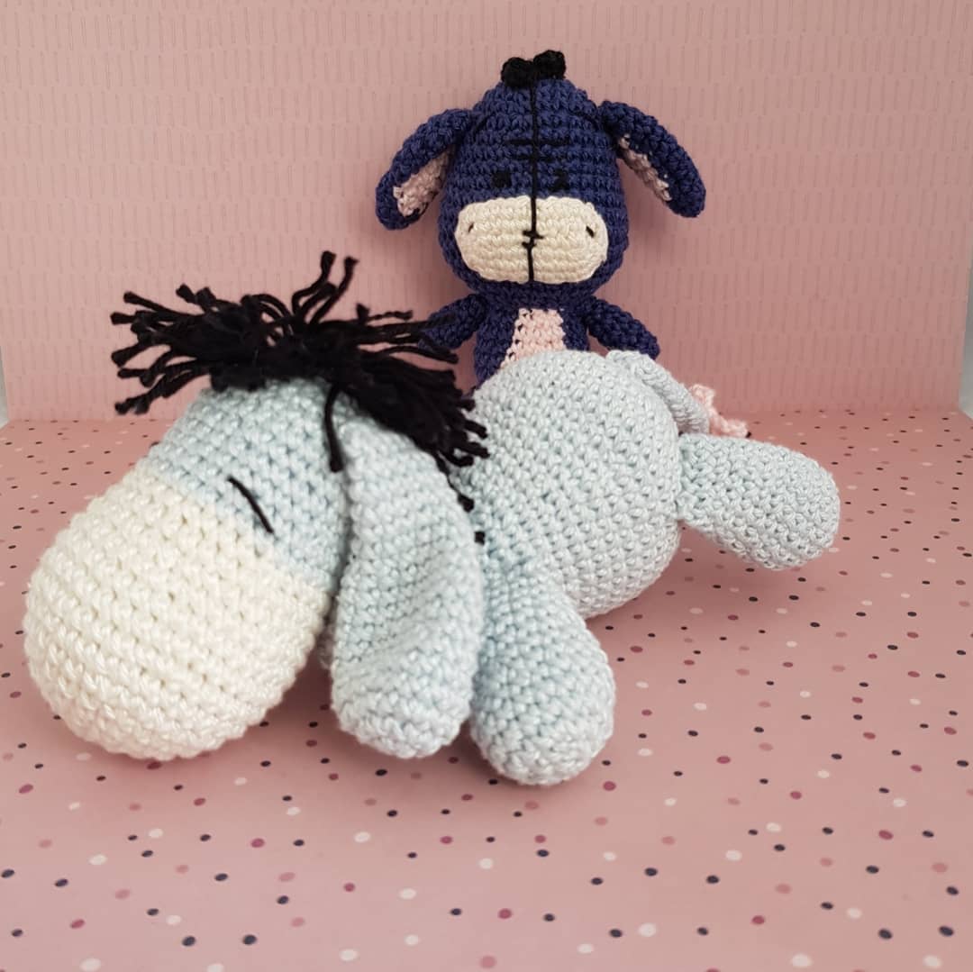 Ane bien fatigué - création en crochet
