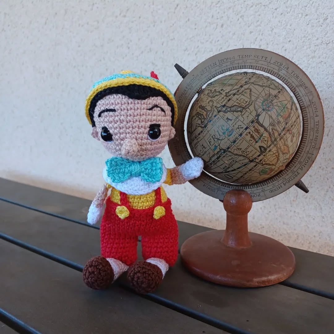 Pinocchio - création en crochet