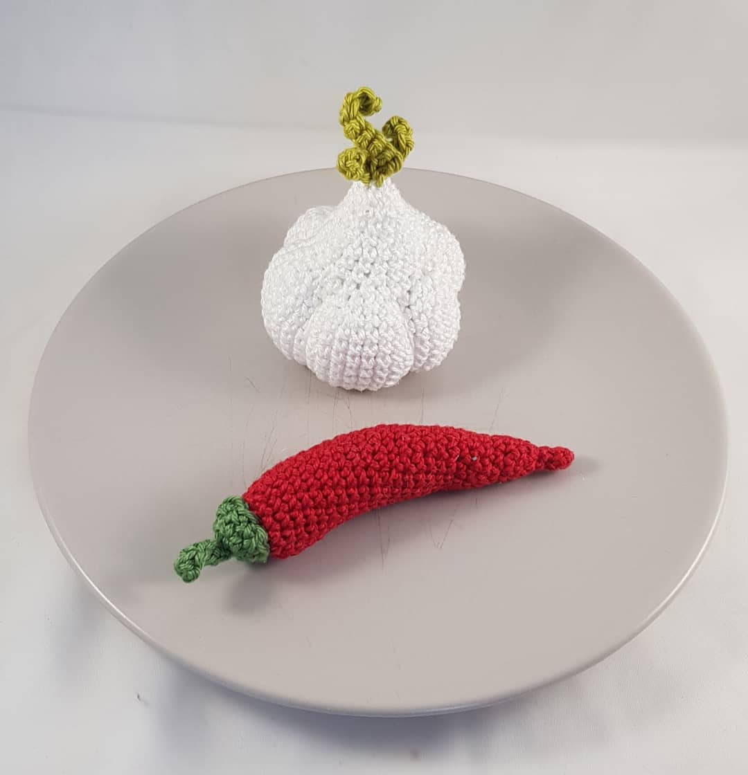 Piment - création en crochet