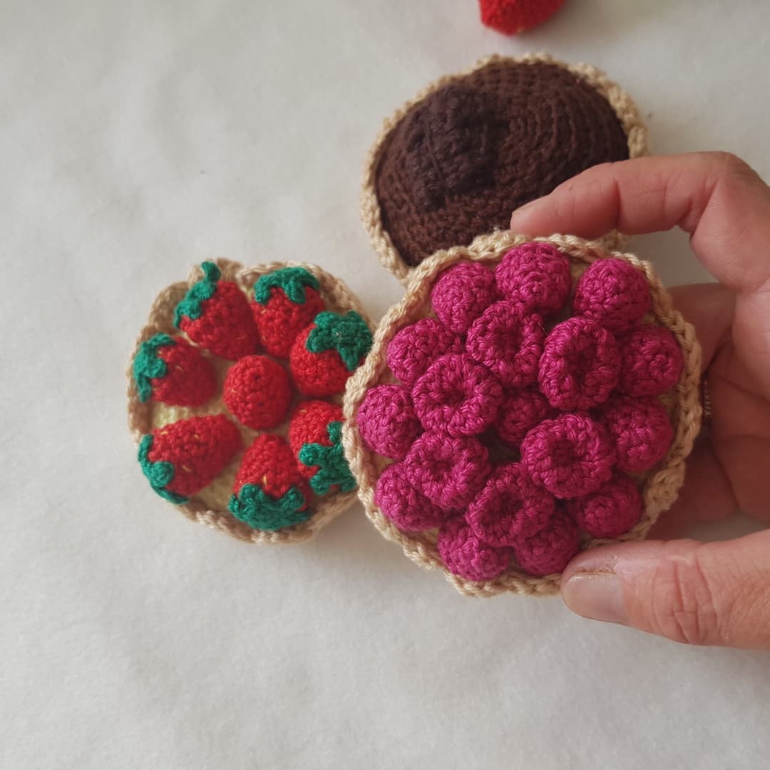 Tartelettes - création en crochet