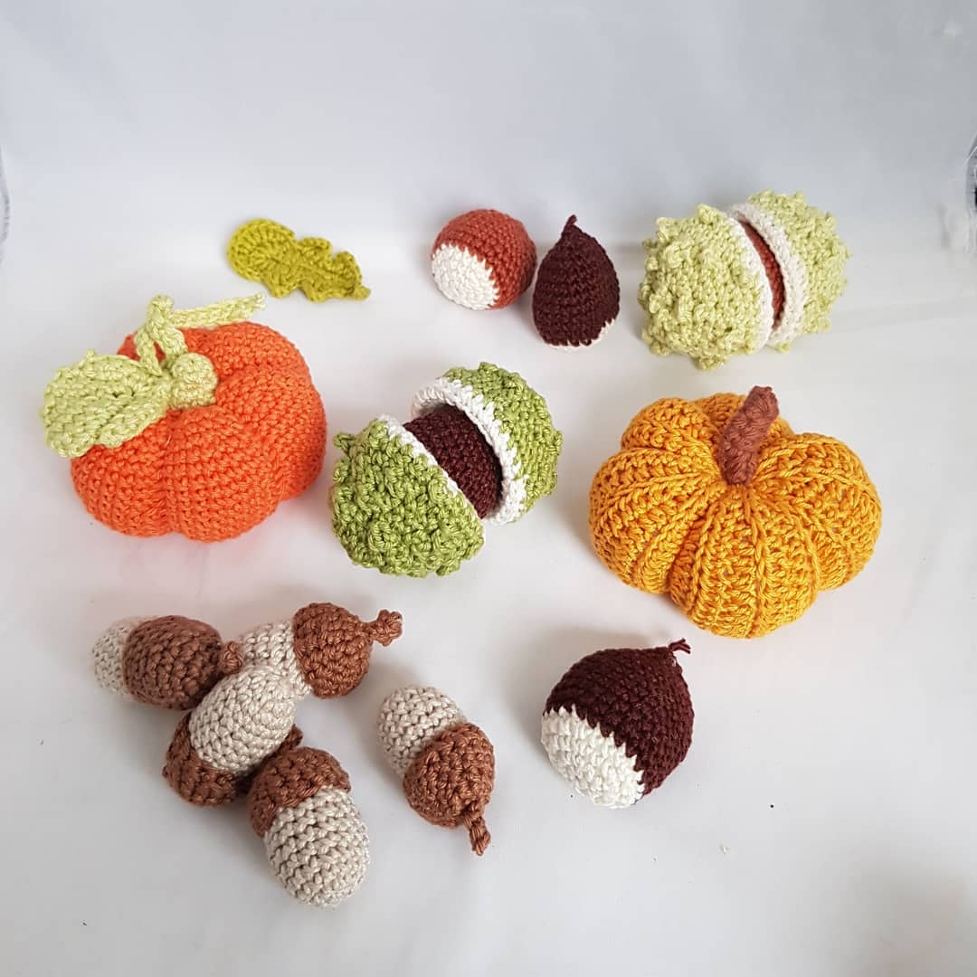 L'automne à croquer - création en crochet