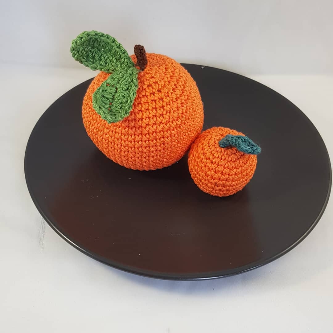 Orange + Clémentine  - création en crochet