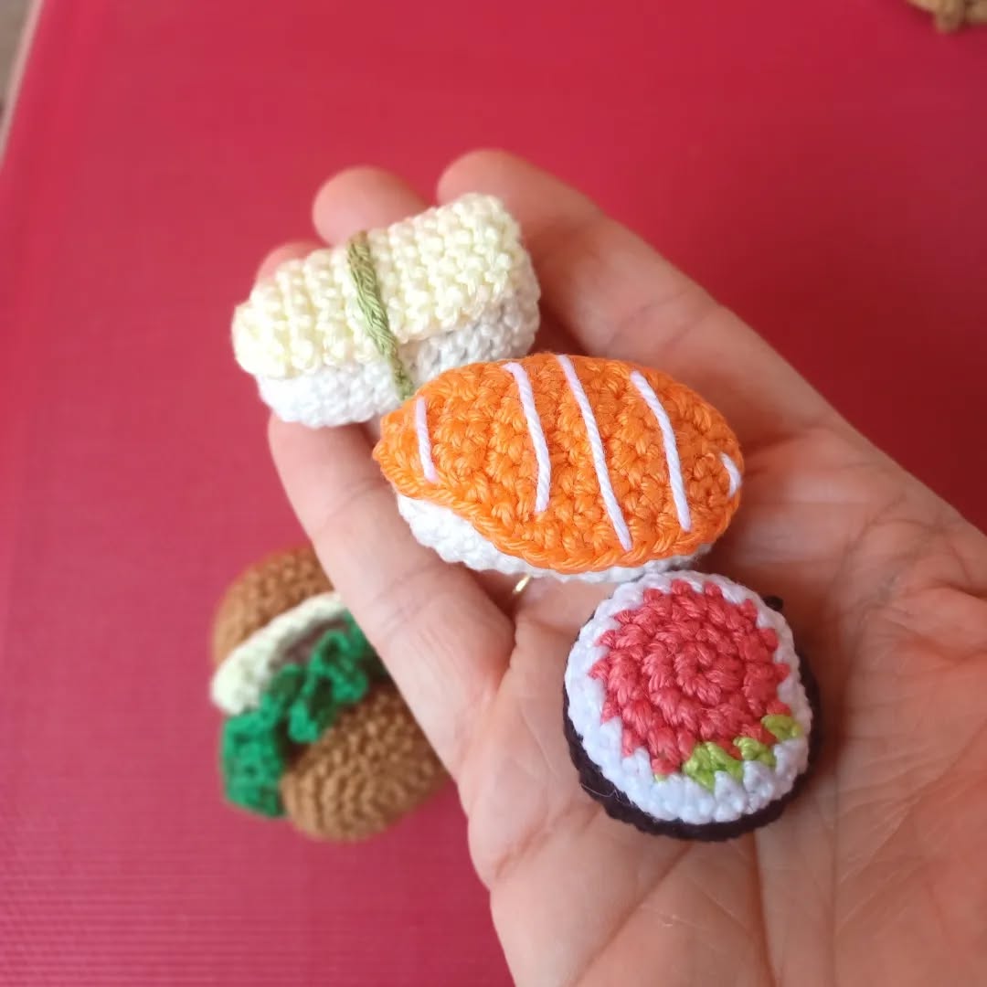 Sushis  - création en crochet