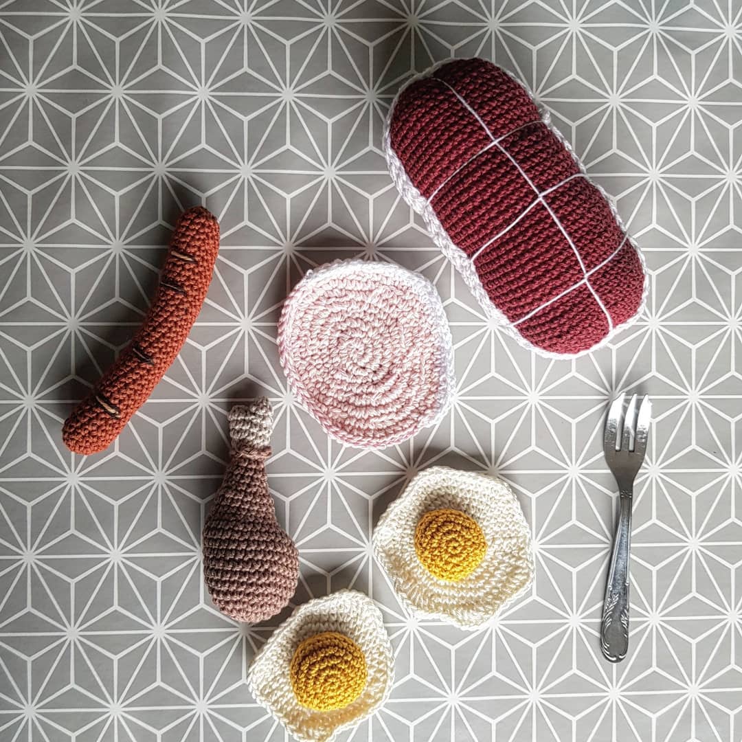 Grillade  - création en crochet