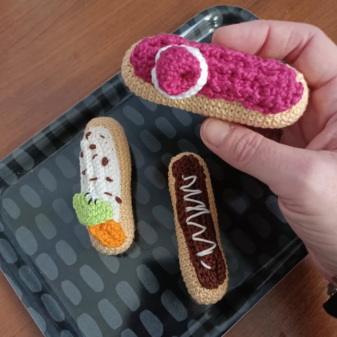 Eclairs multi parfums - création en crochet