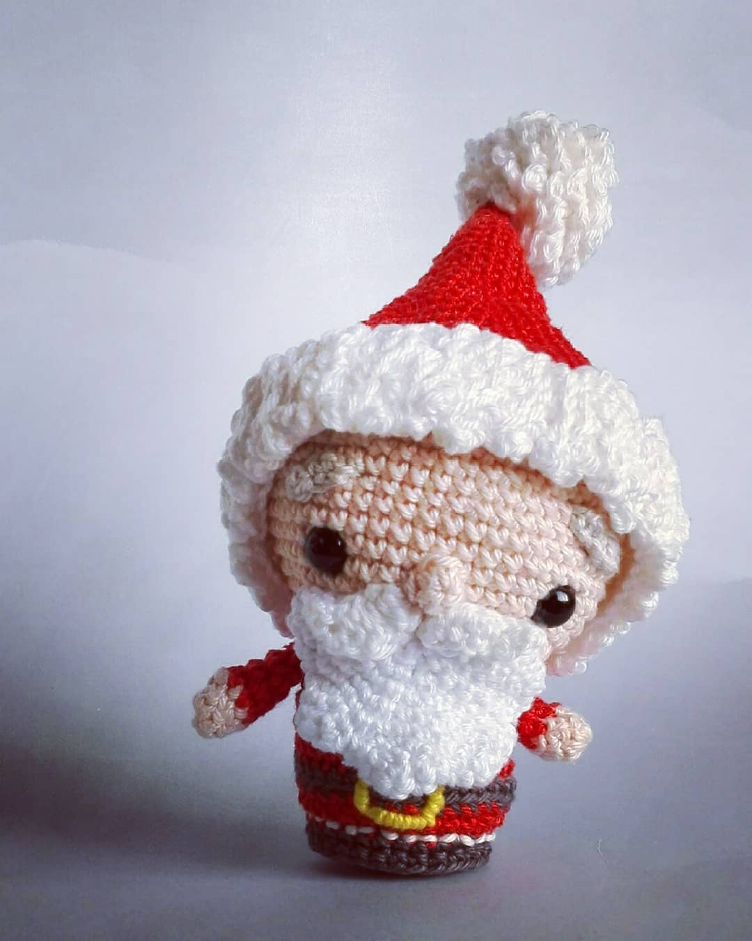 Barbichou le père noël - création en crochet