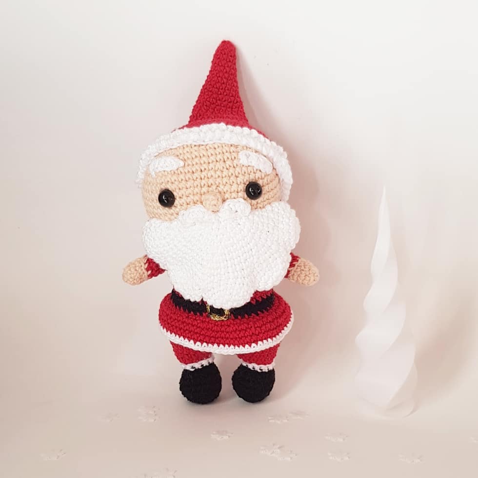 Bouboule le père noël - création en crochet