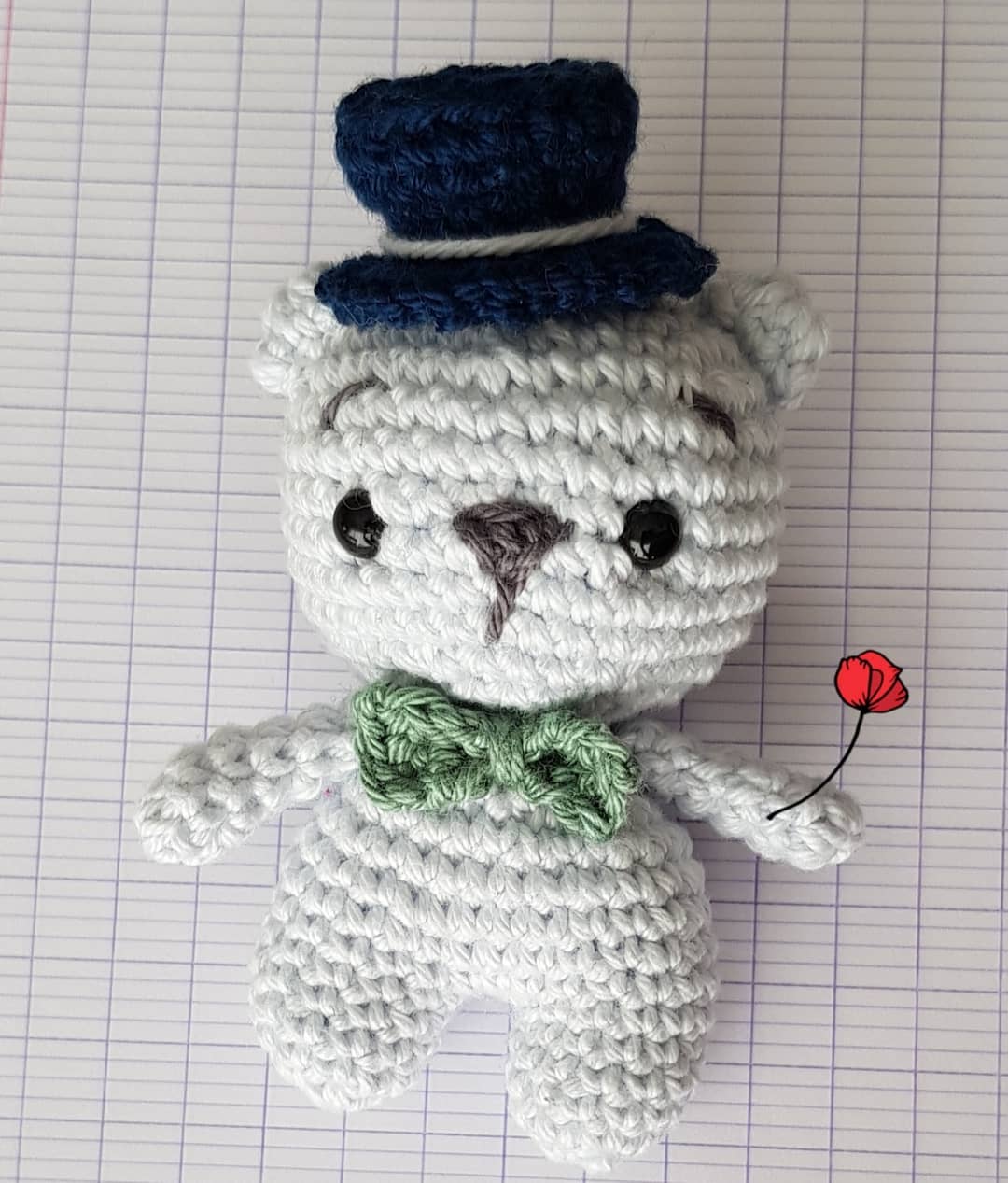 Pompon - création en crochet