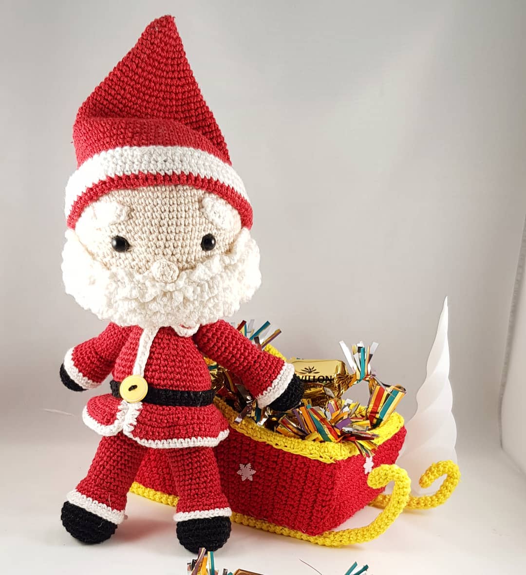 Santa - création en crochet