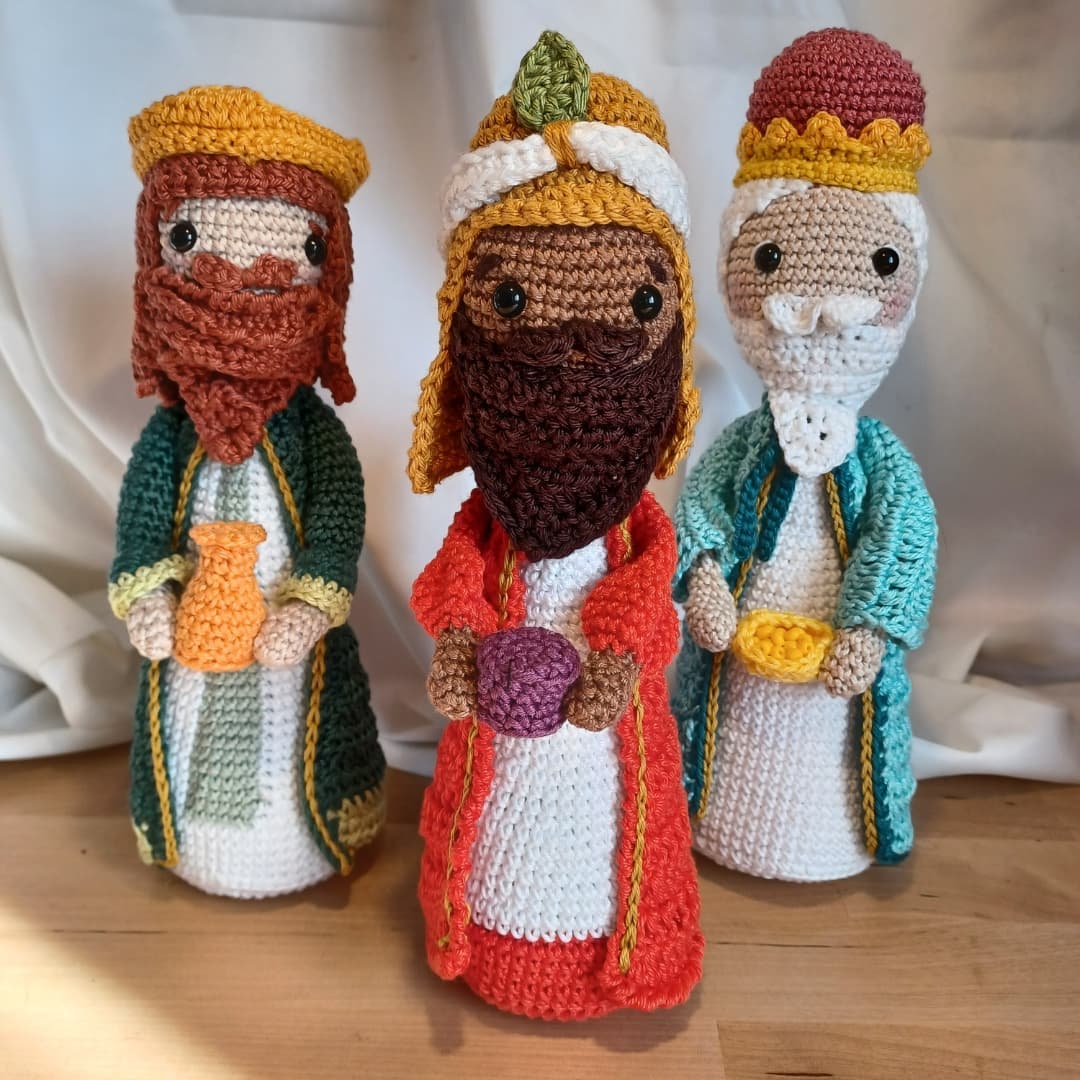 rois mages - création en crochet