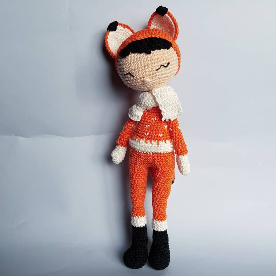 Féline - création en crochet